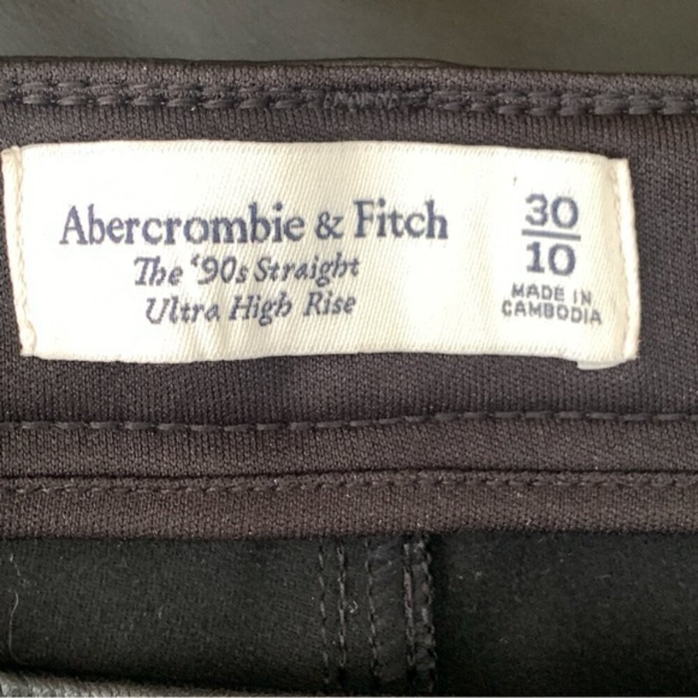 Abercrombie & Fitch Vegan Leather Pants - Picture 9 of 11